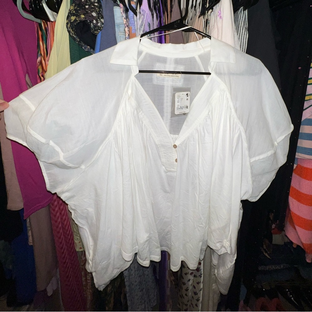 Free People Sunray Babydoll Top
